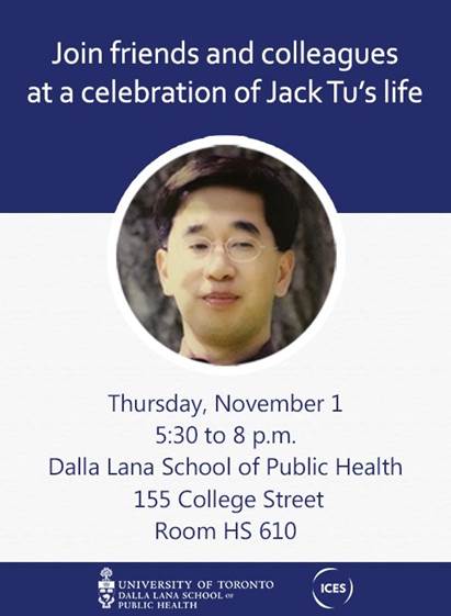 Jack Tu memorial invitation